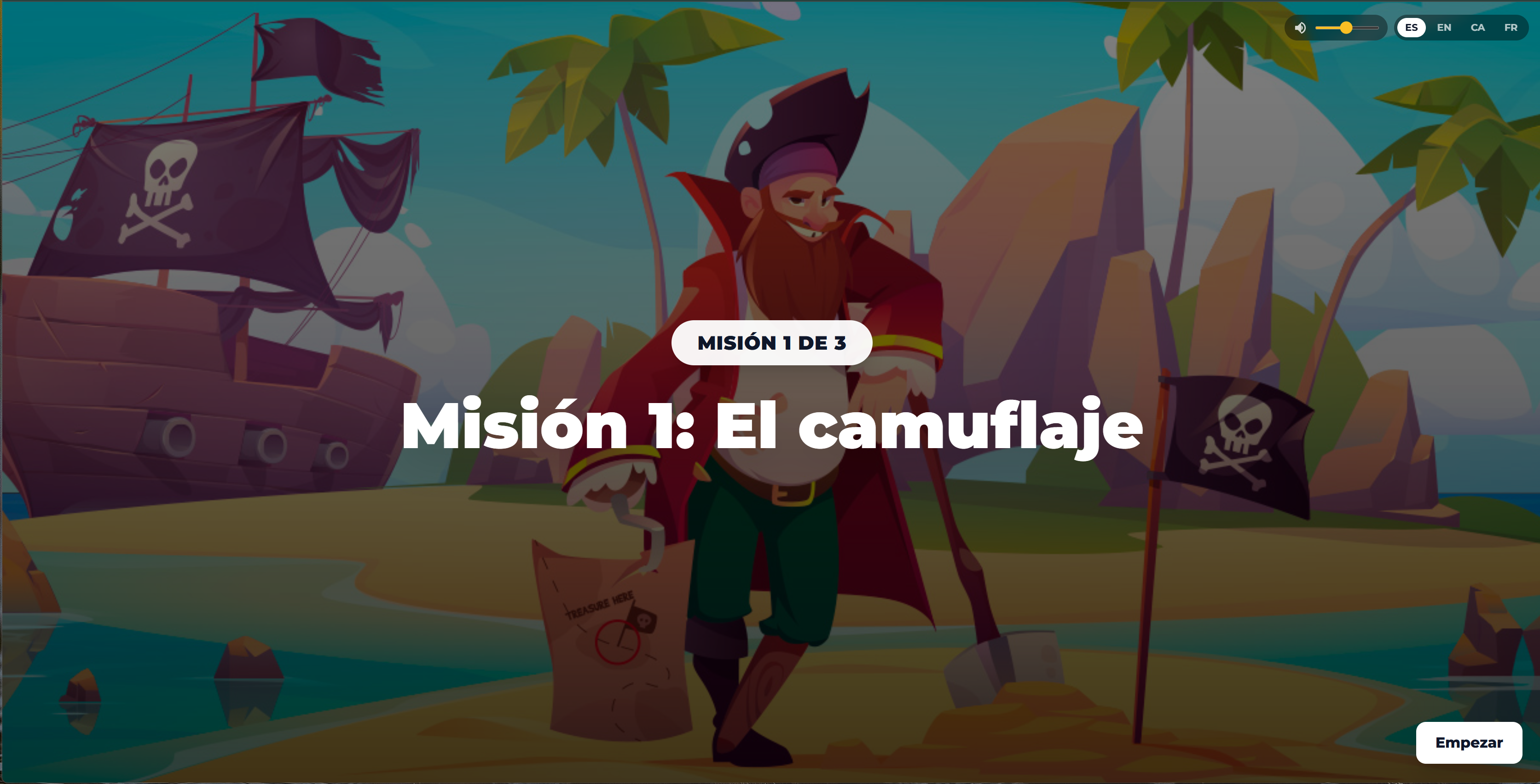 Portada de una Misión con su imagen de cabecera, su título y el rótulo "Misión X de N"