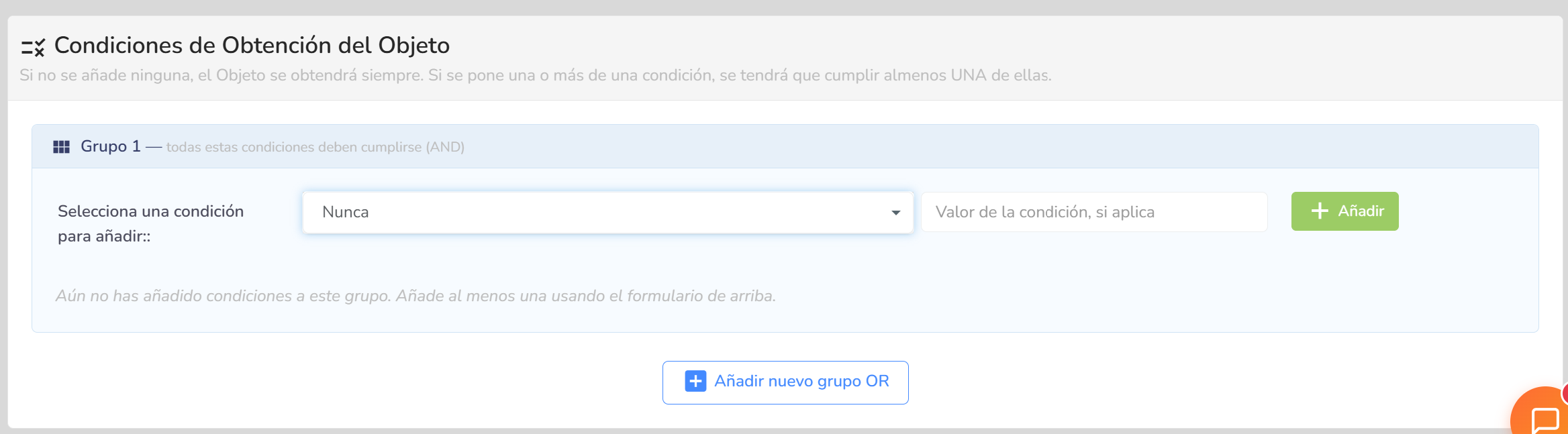 Vista Gamifier Objeto digital del Reto Ruleta de la Fortuna — condiciones de entrega