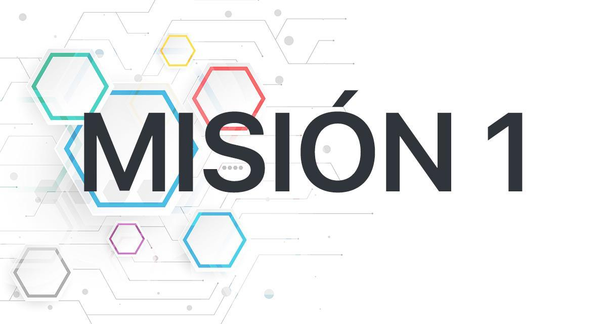 Ejemplo de cabecera de Misión 1